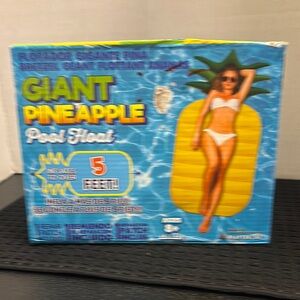 Giant 5 foot pineapple pool float
